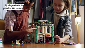 LEGO Friends Andrea's Theater School Playset, 41714 Creative Pretend Play Theater Toy, Gift Idea for Kids Girls Boys 8+ Years Old, Theater with Curtains, Lighting, Props and 4 Friends Toy Figures