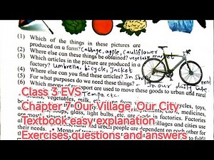 Our Village, Our City 🏡🏙 | Class 3 EVS Chapter 7 | Maharashtra Board | Easy Explanation