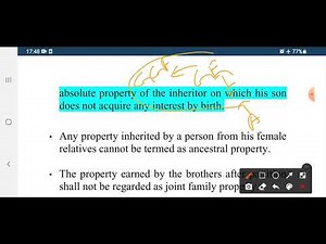 Coparcenary or Joint family Property under Hindu law