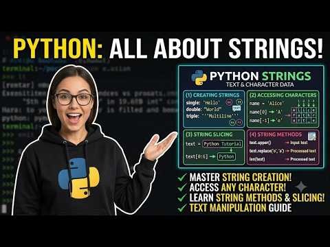 Python - Types of Data - Strings