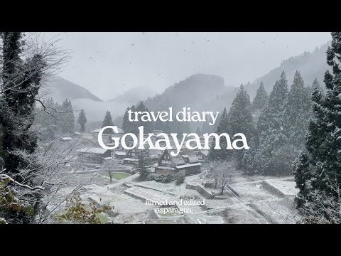 travel diary | Gokayama ⛄️ Suganuma & Ainokura Gassho-zukuri villages, guesthouse in Kaminashi