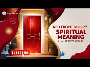 spiritual meaning of a red front door