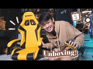 NEW Gaming Chair from SHOPEE! 🤎💸 (RAIDMAX Drakon 602 Unboxing)