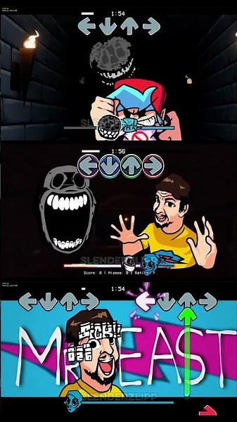 Door vs Mr Beast - FNF Meme Mod - Friday Night Funkin' Game