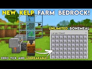 NEW 26.33 ZERO TICK Bonemeal Farm in Minecraft Bedrock!
