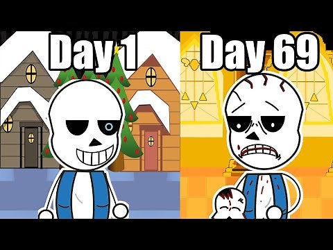 The Old Story of Insanity Sans: A Teach Tale Undertale AU Canon Facts and Animation