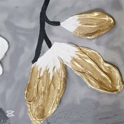 amazing floral texture art piece|simple techniques and tricks.