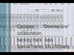 Casiopea Domino Line backing track bass collaboration