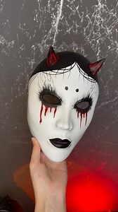 26K views · 563 reactions | Iyo Boss mask from Ghost of Tsushima  Crying blood and waiting for your order喝Available with small and big horns. Order on WorkshopRS.com  #ghostoftsushima #hannyamask #demonmask #hannya #demoncosplay #handmademask #japanesemask #geisha | Workshop RS | Facebook