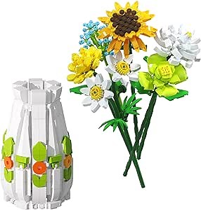 Artstone Flower Bouquet & Vase Building Kit