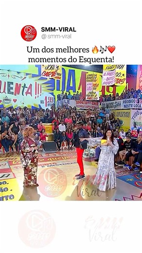 UM DOS MELHORES MOMENTOS DO ESQUENTA!🔥#smmviral #music #fyp #musica #show