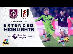 Burnley v. Fulham | PREMIER LEAGUE HIGHLIGHTS | 12/13/2025 | NBC Sports