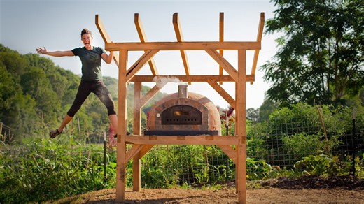 From log to outdoor kitchen incredible transformation! | Woodworking & homesteading projects
