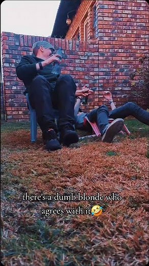 Best friends laugh at each other when their chairs break!