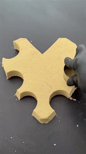 Konetic sand cutting satisfying amazing
