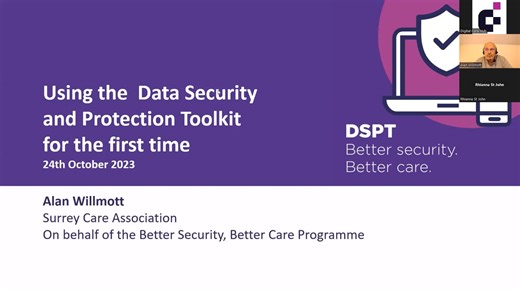 Complete your DSPT for the first time 24.10.23