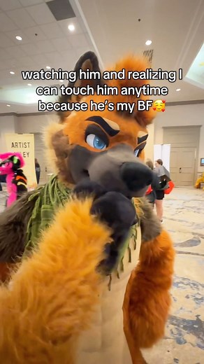 Palace Wolf on Instagram: "You ever just touch tf out of someone🤭 #furry #furrytiktok #fursuit #furrycommunity #furryfandom"