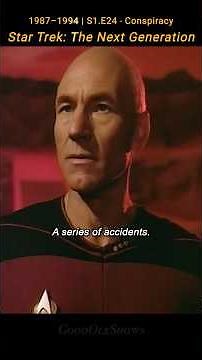 📺 STAR TREK THE NEXT GENERATION — Four Captains meet in secret to discuss the threat... #shorts