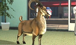 Unlock “even dumber stuff" in Goat Simulator's new Payday 2 mode