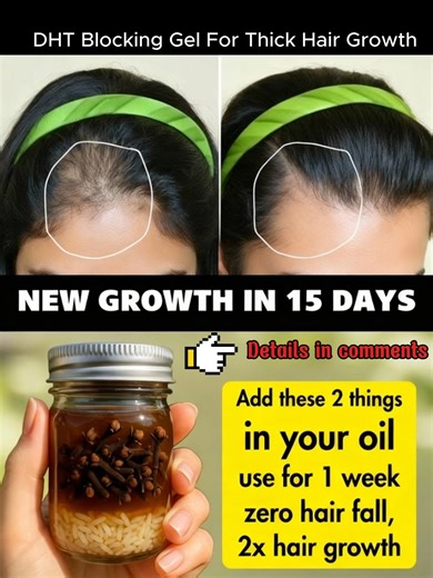 DHT Blocking Gel For Thick Hair Growth | Clean Life Hacks