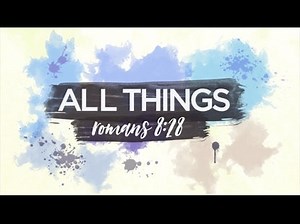 All Things (Romans 8:28) | Seeds Family Worship | Song Tracks | WorshipHouse Kids