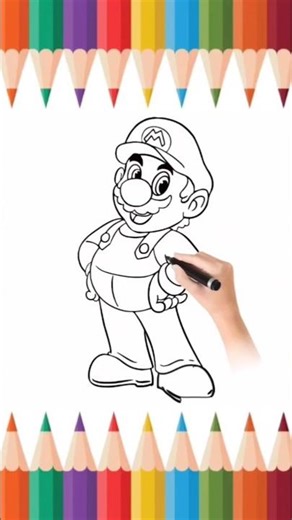 How to Draw Super Mario