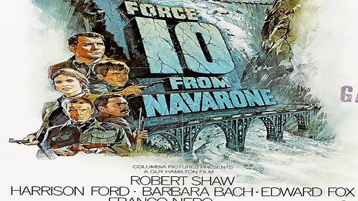 ASA 🎥📽🎬 Force 10 From Navarone (1978) a film directed by Guy Hamilton with Robert Shaw, Harrison Ford, Barbara Bach, Edward Fox