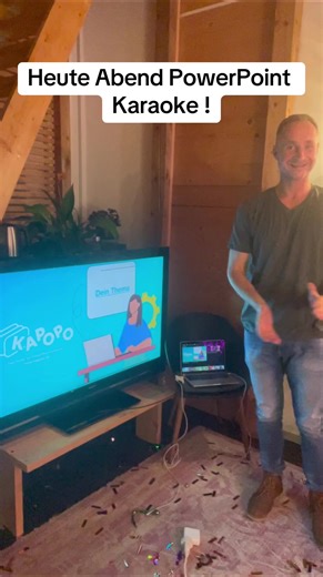 PowerPoint Karaoke: Spaß und Freunde heute Abend