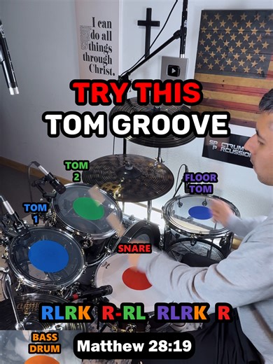 Easy Tom Groove For Beginners If you’re a beginner drummer, this easy tom groove is a great way to start moving around the kit without overcomplicating the pattern. It helps you build coordination between your hands and feet while keeping the timing steady and controlled. Start slow, focus on clean stick movement, and repeat it until it feels natural. Simple grooves like this are the foundation for stronger fills, better independence, and confident playing on the drum set. #BeginnerDrummers #Eas