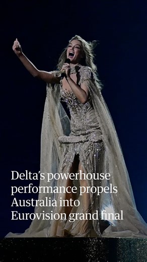 Australia’s 2026 Eurovision hopeful Delta Goodrem delivered a powerful performance on the 70th anniversary of the global song contest, becoming the first Australian act to qualify for the grand final since 2023. Heading into the competition as an early favourite behind Eurovision heavy-hitters Denmark and Finland, Goodrem delivered a note-perfect rendition of her power-ballad entry, Eclipse. | Guardian Australia