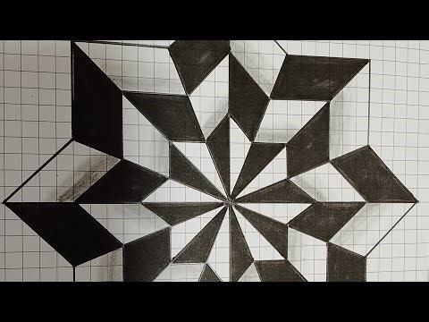 Easy 3d art geometric pattern,| #art #drawing #easydrawing