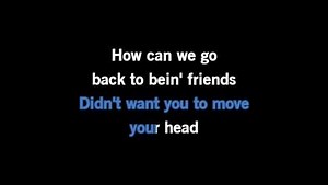 Karaoke back to friends - sombr - CDG, MP4, KFN - Karaoke Version
