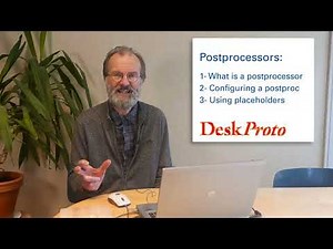 How to configure a postprocessor in DeskProto.