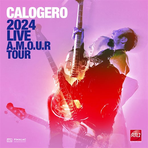 Calogero de retour en live en 2024 ! Réservez vos places pour l’ A.M.O.U.R TOUR à Paris La Défense Arena le samedi 9 mars !! | Calogero
