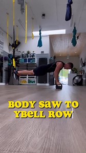 15K views · 274 reactions | TRY: TRX Body Saw to YBell Row This exercise requires your core to stay engaged while strengthening the muscles the shoulder area. If it’s too much, try doing the single arm row movement with body weight only and work your way up! #suspensiontraining #TRXYBell #fullbodymovement #strength | TRX Training | Facebook