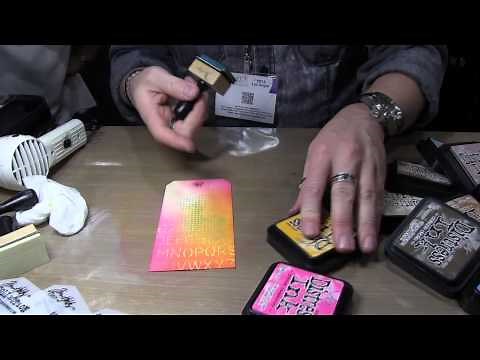 Tim Holtz Layering Stencils Part One - CHA Summer 2013