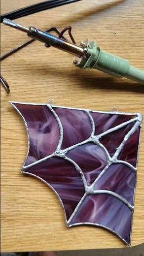 Stained Glass Beginner #stainedglass #soldering