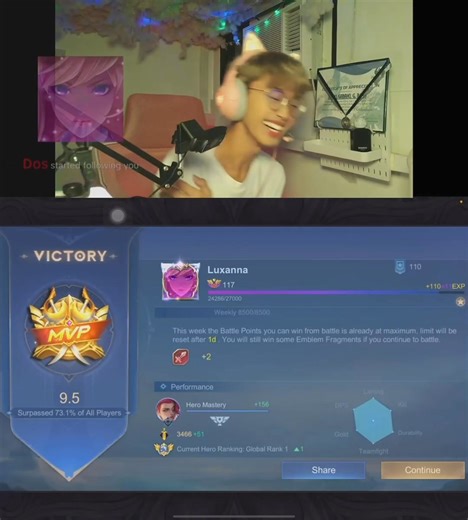 GLOBAL NUMBER 1 LESLEY ACHIEVED? | Lux Gaming