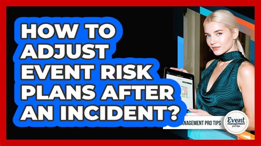 How To Adjust Event Risk Plans After An Incident?