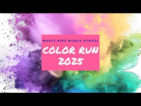 Color Run Fun at Marce Herz Middle School 2025 | Reno Drone Video