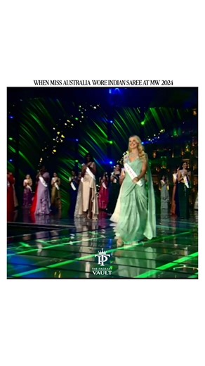 When Miss Australia wore Indian saree at Miss World 2024 | Miss World 🌎