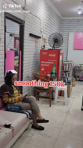 Smoothing Treatment at Our Pink-Themed Salon