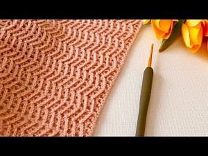 🌟You Won't Believe How Easy This Zig Zag Crochet Pattern Is❗️Tutorial for Beginners