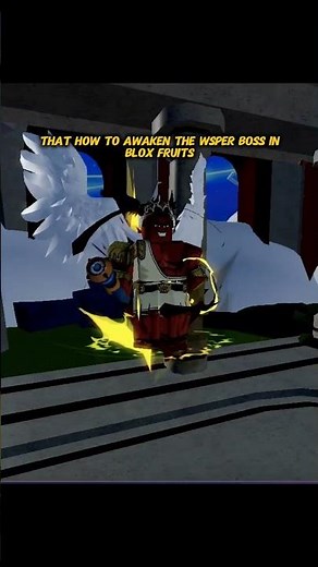 How to Awaken The Wsper boss In Bloxfruits 🔥✨ #bloxfruits #tutorial #roblox #robloxshorts