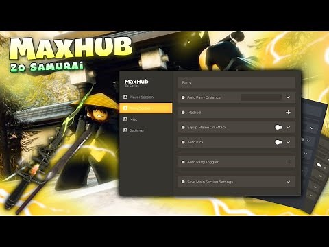ZO Samurai Script | AUTO PARRY | AUTOKICKER | FLY | SOLARA, MOBILE, WAVE SUPPORTED