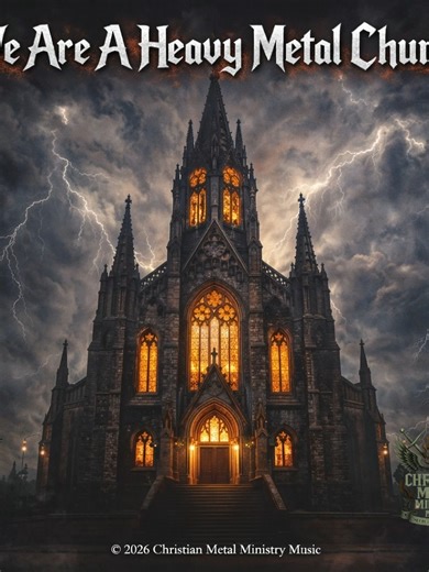 We Are A Heavy Metal Church .... Publisher: The Christian Metal Ministry™ Copyright: © 2025 Christian Metal Ministry Music #TheChristianMetalMinistry #ThunderFromTheThrone #ChristianMetalMinistryMusic #faithmusic #metalworldwide #globalmetal #worldwideworship #metalunites #musicwithoutborders #faithacrosstheworld #christianmusicglobal #metalculture #globalfaith #metalfamily #faithunited #worldmusicmovement #metalfaith #musicconnects #metalinternational #faiththroughsound #metalcommunity #christi