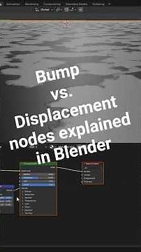 blender bump and displacement nodes explained #blender3d #creativeblender #gamedesign #blender