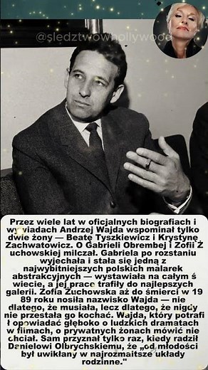 ANDRZEJ WAJDA — czterokrotny mąż, który "wymazał" dwie pierwsze żony z biografii