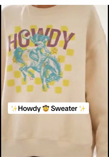 #westernsweatshirts #howdysweatshirt #westernfashion