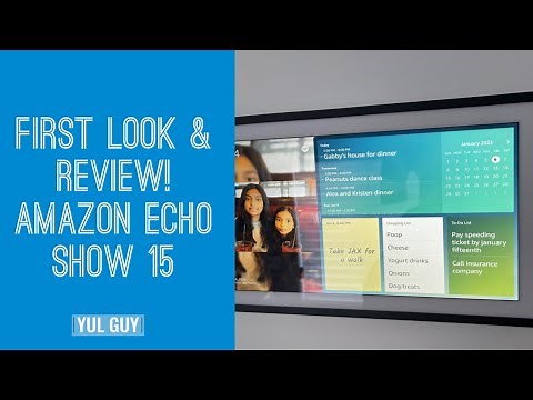 Smart Home Control with the Alexa Echo Show 15 - First Look and Review